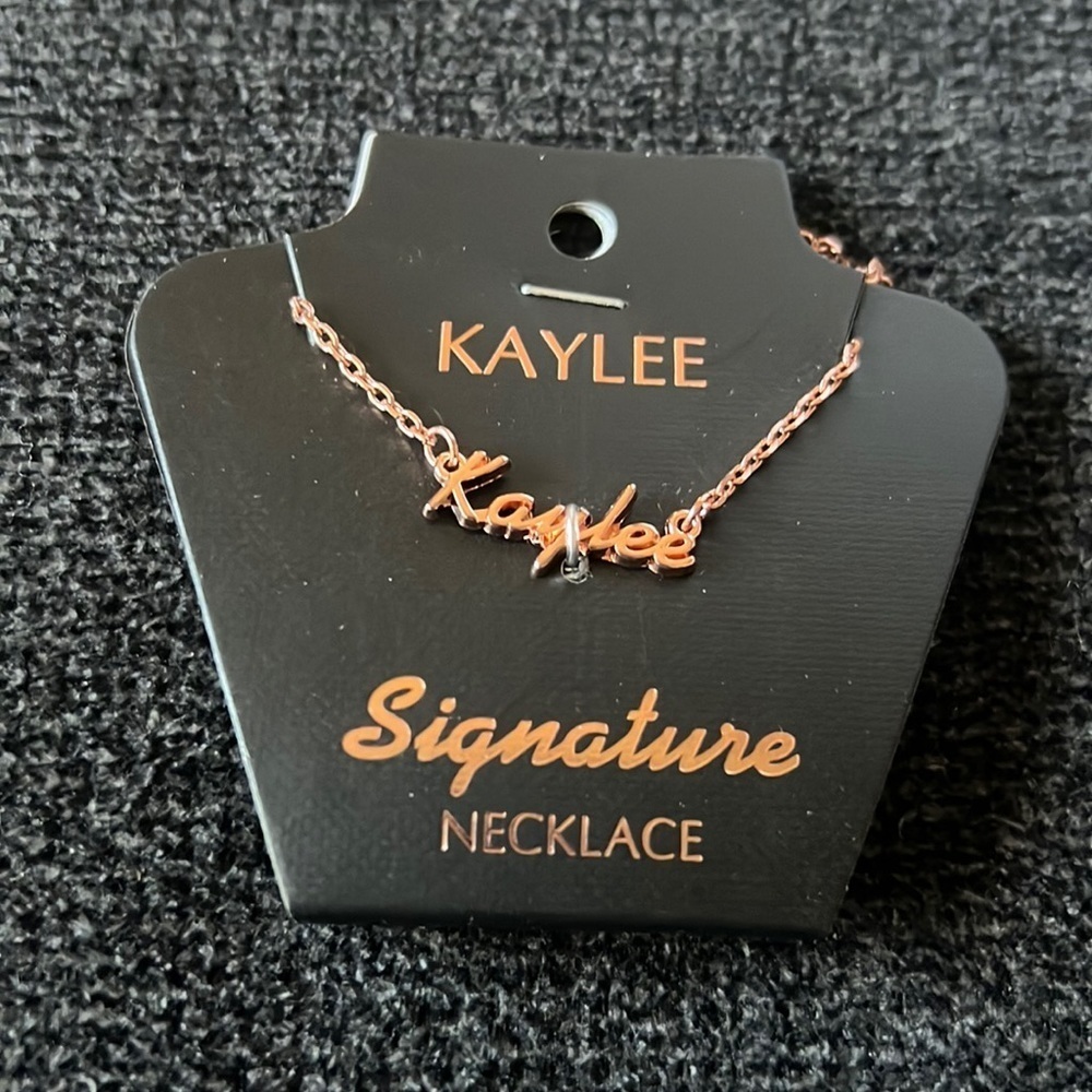 Kaylee necklace in Rose Gold